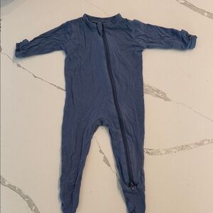 Kyte BABY Navy Kids One Piece Footie
